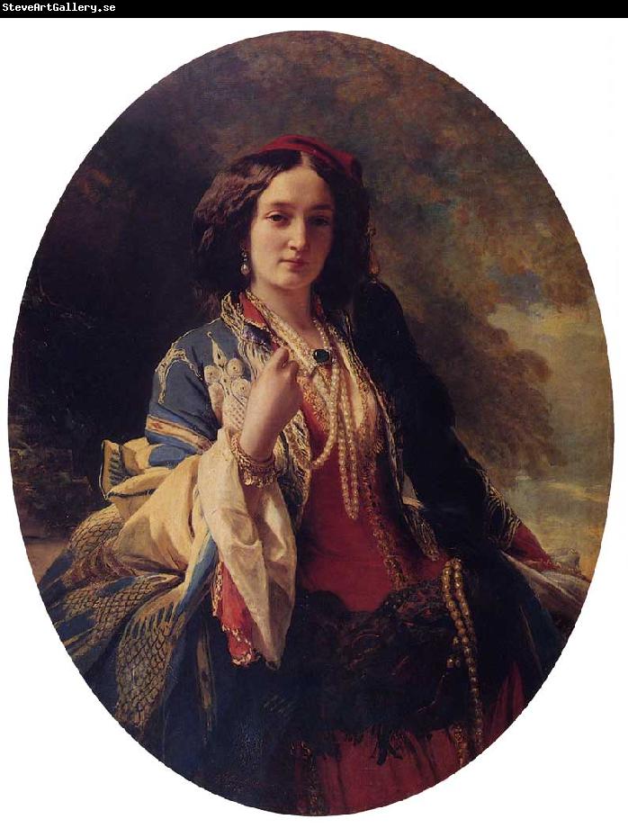 Franz Xaver Winterhalter Katarzyna Branicka, Countess Potocka